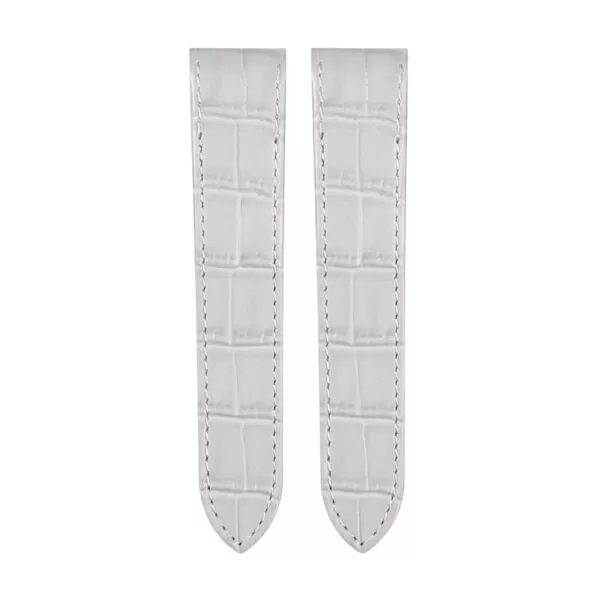 Strap_for_santos_100_Cartier-10 Grey Alligator Grain Leather for Cartier Santos 100 M/XL