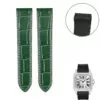 Strap_for_santos_100_Cartier-6 Green Alligator Grain Leather for Cartier Santos 100 M/XL