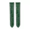 Strap_for_santos_100_Cartier-7 Green Alligator Grain Leather for Cartier Santos 100 M/XL