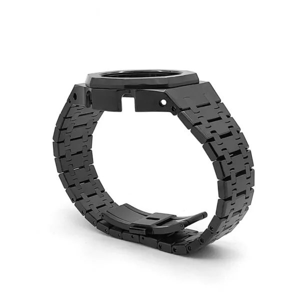 Style 2_bracelet-de-montre-en-metal-ga-2100-pour_variants-1 Black Case & Bracelet Casio G-Stock GA-2100, 2110 Conversion Kit Royal Oak