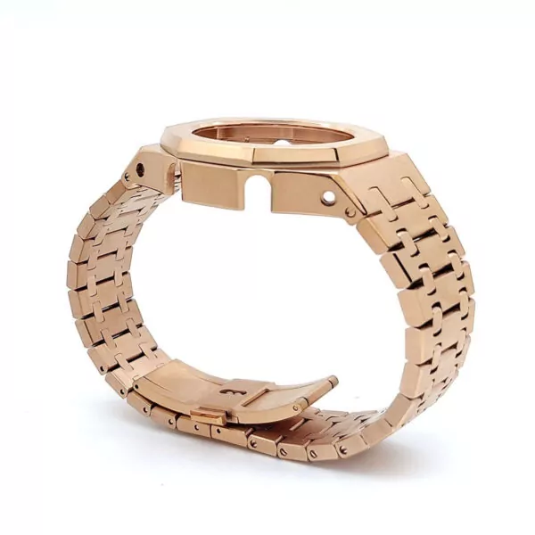 Style 4_bracelet-de-montre-en-metal-ga-2100-pour_variants-3 Rose Gold Case & Bracelet Casio G-Stock GA-2100, 2110 Conversion Kit Royal Oak