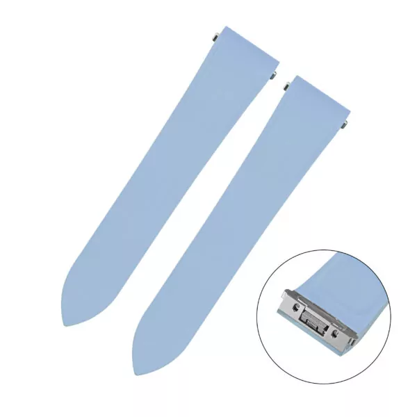 Tiffany-Blue-Rubber-Strap-for-New-Santos-Cartier-Quick-release_2 Miami Blue Rubber Strap Band for New Santos Cartier Quick Switch