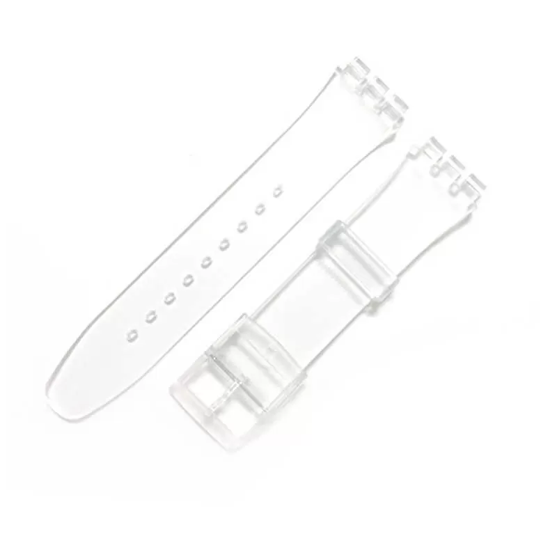 Transparent Silicone Strap for Swatch Transparent Silicone Strap for Swatch