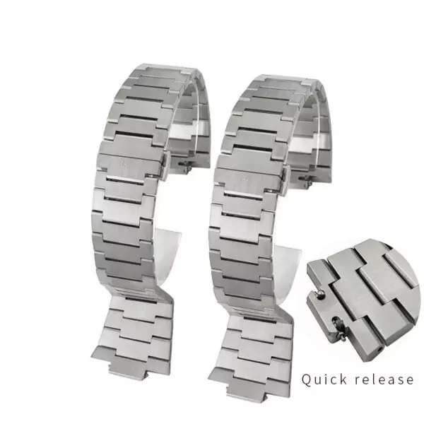 Watch_straps_for_ Tissot_Prx_in_Stainless_Steel_with_quick_release_12 Quick Release Strap Bracelet for Tissot 1853 PRX in Stainless Steel