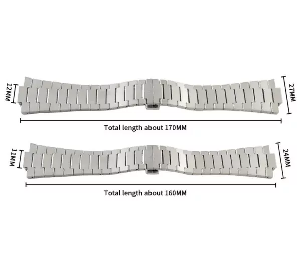 Watch_straps_for_ Tissot_Prx_in_Stainless_Steel_with_quick_release_3 Quick Release Strap Bracelet for Tissot 1853 PRX in Stainless Steel
