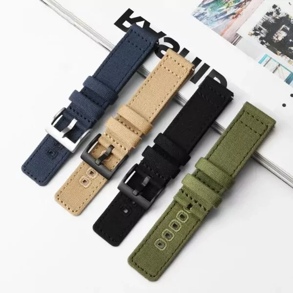 Watch_straps_for_ swatch_x_Omega_Nylon_2 Black Nylon Strap Bracelet for Omega x Swatch Mission to the Moon Moonswatch - 20mm