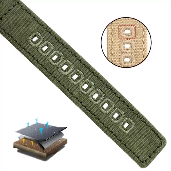 Watch_straps_for_ swatch_x_Omega_Nylon_4 Black Nylon Strap Bracelet for Omega x Swatch Mission to the Moon Moonswatch - 20mm