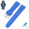 Watch_straps_for_Swatch_x_Blancpain_In_Rubber_7 Light Blue Curved Rubber Strap Band for Swatch x Blancpain Fifty Fathoms Atlantic Ocean - 22mm