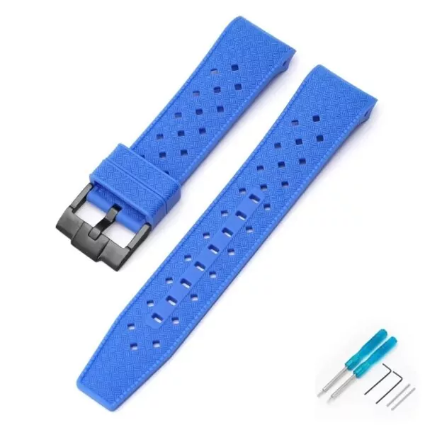 Watch_straps_for_Swatch_x_Blancpain_In_Rubber_8 Light Blue Curved Rubber Strap Band for Swatch x Blancpain Fifty Fathoms Atlantic Ocean - 22mm