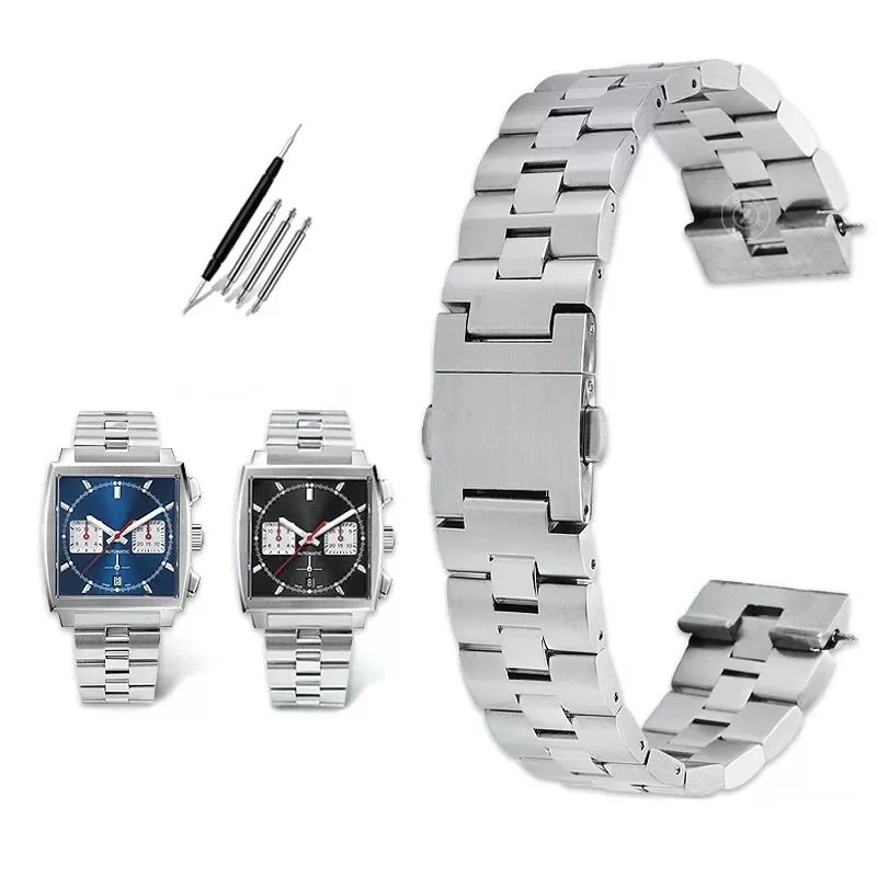 Strap Bracelet for Tag Heuer Monaco Stainless Steel - 22mm