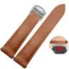 khaki silver_9-mm-21-mm-nouveau-design-pour-nouveau-sh_variants-2 Brown Calf Leather Quick Switch Strap for New Santos Cartier