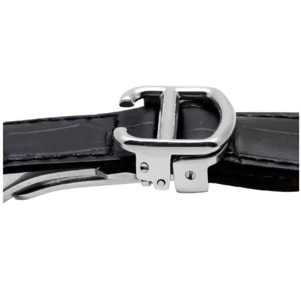 racelet-de-montre-en-cuir-veritable-noi_main-5 Black Alligator Grain Leather Strap Bracelet for Cartier Tank - 8 Sizes