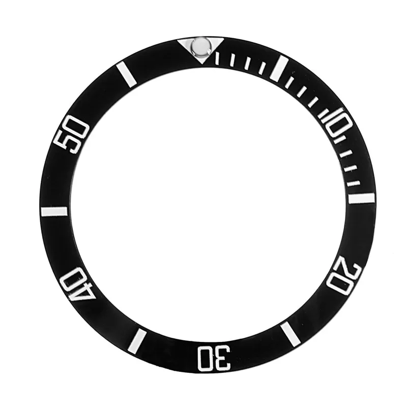 1_Noir-bleu-vert-hommes-montres-remplacer-accessoires-montre-visage-c-ramique-lunette-Insert-pour-40mm-Submariner Black Aluminum Insert Bezel for Rolex Submariner, GMT I 37.4mm
