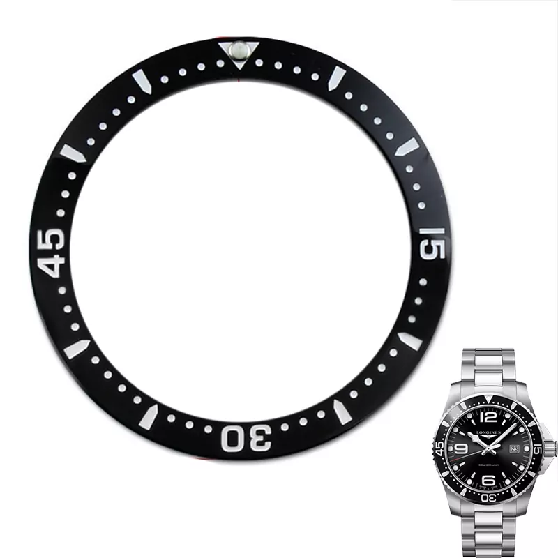 2_38mm-noir-bleu-verre-c-ramique-rev-tement-lunette-ins-rer-pour-Longines-conqu-te-L3 copy Black Bezel For Hydroconquest Longines 38/30.8mm In Ceramic