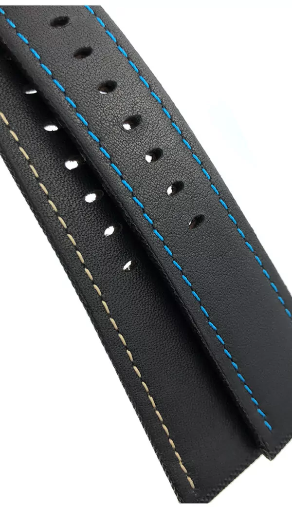 7_Hb660561a71d3455c90499f42aa313252f Black & Blue Stitching Strap Panerai Luminor, Marina, Submersible Carbotech 24mm In Nylon