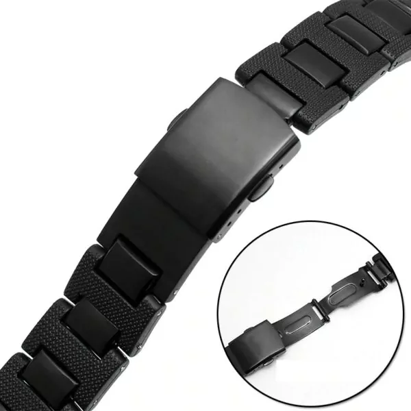 racelet-en-plastique-de-haute-qualite-p_main-2 Black Bracelet Casio DW Series & GW-M5610 16mm In Rubber & Steel