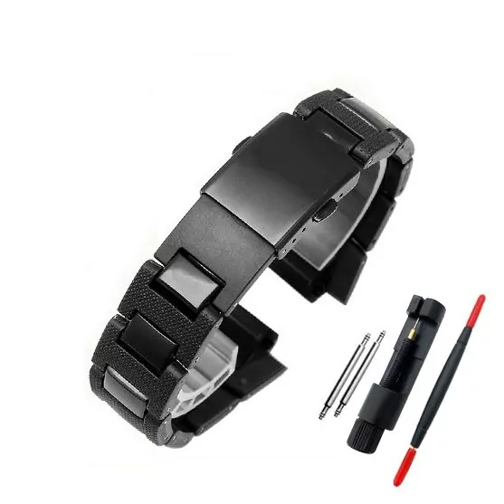 Black Plastic cement_racelet-en-plastique-noir-pour-casio-g_variants-0 Black Bracelet Casio DW Series & GW-M5610 16mm In Rubber & Steel