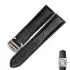 CASL1X-3 Black Calf Leather Strap for Cartier Tank - 4 Sizes