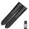 CASL1X-1 Black Calf Leather Strap for Cartier Tank - 4 Sizes