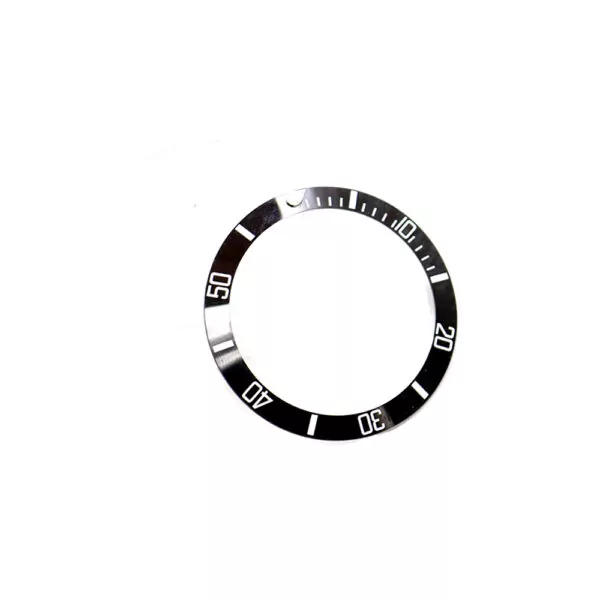 Gros-Remplacement-Noir-Avec-Blanc-crits-En-C-ramique-Lunette-38mm-Ins-rer-made-pour-1 Black Ceramic Bezel for Rolex Submariner 40mm