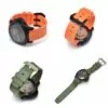 OPSRXK3_2 Green Curved Rubber Strap for Officine Panerai Luminor, Marina, Submersible