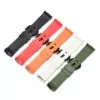OPSRXK3_4 Green Curved Rubber Strap for Officine Panerai Luminor, Marina, Submersible