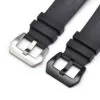 OPSRXK3_7 Black Curved Rubber Strap for Officine Panerai Luminor, Marina, Submersible