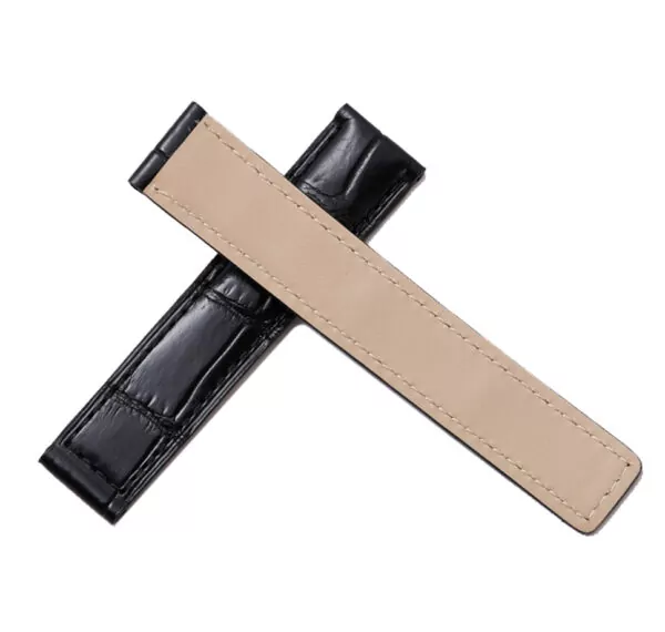 19-20-22mm-Hommes-R-el-Crocodile-Peau-Montre-bande-pour-TAG-Heuer-Montres-Bracelet-Remplacement-1 Black Genuine Crocodile for TAG Heuer Monaco, Carrera, Autavia, Aquaracer