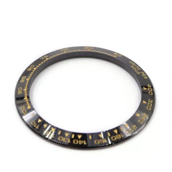 CARLYWET-Gros-DAYTONA-Haute-Qualit-En-C-ramique-Noir-avec-Or-criture-Montre-Lunette-pour-116500-2 Black & Gold Ceramic Bezel for Rolex Daytona