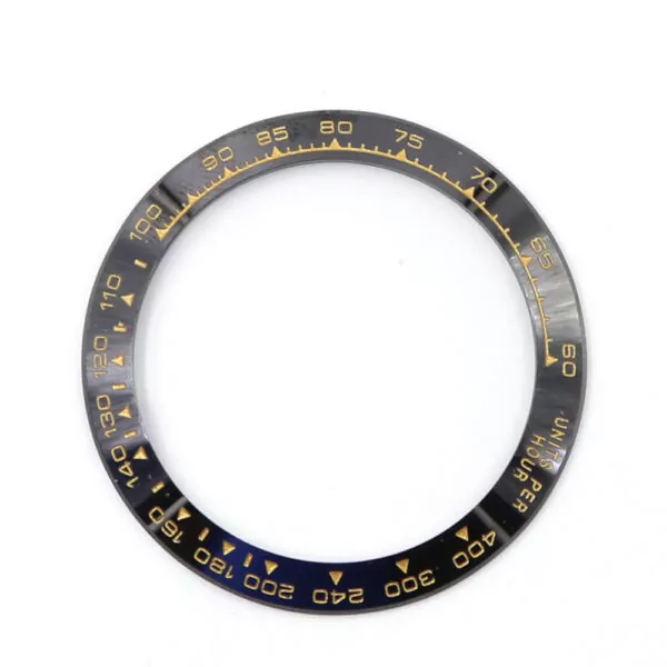 CARLYWET-Gros-DAYTONA-Haute-Qualit-En-C-ramique-Noir-avec-Or-criture-Montre-Lunette-pour-116500 Black & Gold Ceramic Bezel for Rolex Daytona