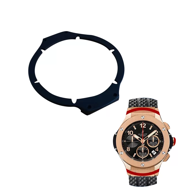 Noir-en-plastique-int-rieure-doublure-de-HUBLOT-Big-band-44mm-301-montre_1 Black Inner Bezel Hublot Big Bang Plastic