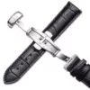 black silver A_einture-en-cuir-veritable-fait-a-la-mai_variants-6 Black Leather Alligator/Crocodile Grain Strap for Tissot Le Locle, T41, 1853...