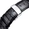 einture-en-cuir-veritable-fait-a-la-mai_main-1 Black Leather Alligator/Crocodile Grain Strap for Tissot Le Locle, T41, 1853...