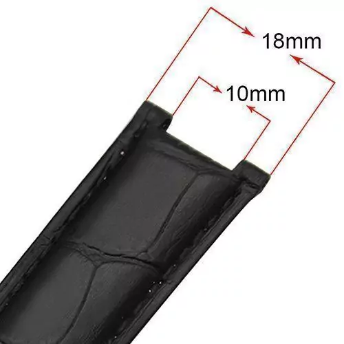 Black-Bracelet-1810-band-Genuine-Crocodile-Leather-fit-Cartier-Pasha-WBuckle-153338447735-5 Black Leather Strap for Cartier Pasha in Genuine Crocodile Leather