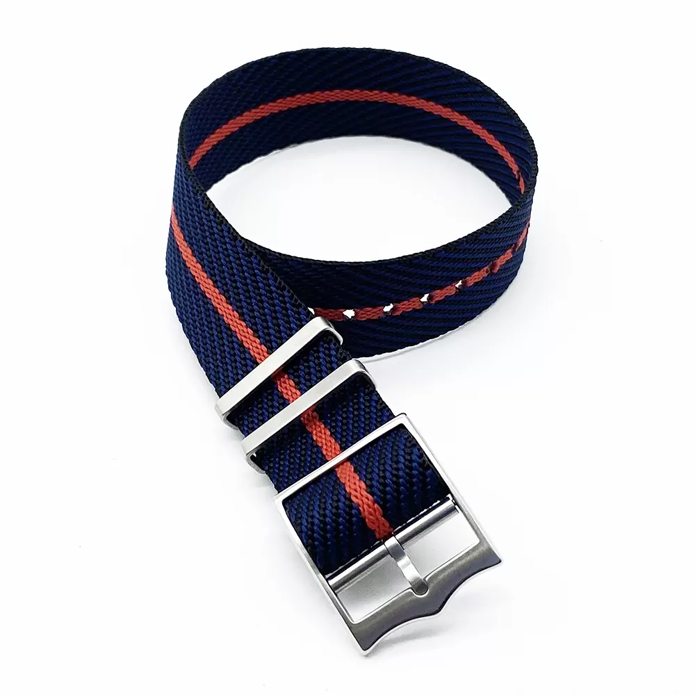 14_Nylon-otan-sangles-22mm-20mm-bracelet-de-montre-de-haute-qualit-Sport-militaire-montre-sangles-Parachute Black, Navy Blue & Red Nato Strap Universal, Tudor Black Bay, Pelagos 20, 22mm In Nylon