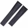 Perforated-Orange-Black-bracelet-FOR-TAG-Heuer-leather-band-22MM-Monaco-Carrera-153338447544-3 Black & Orange Perforated Strap Leather for TAG Heuer Monaco Gulf, Carrera Limited editions...