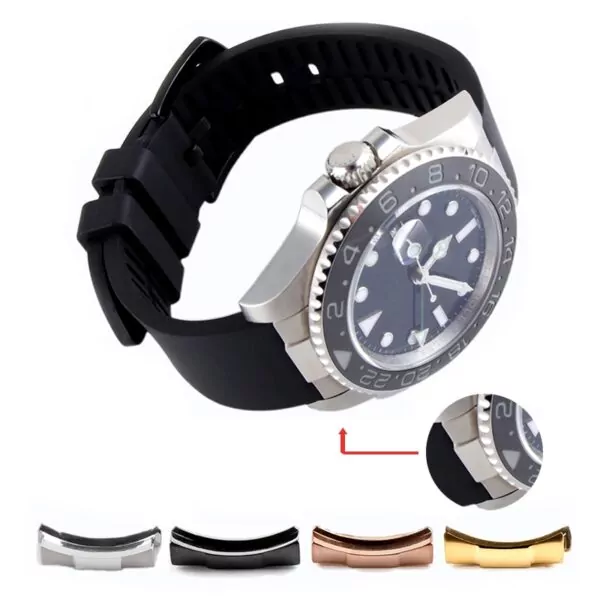 0_Lien-d-extr-mit-d-acier-inoxydable-de-haute-qualit-pour-Submaine-Explorer-GMT-Day-tona (1) Black PVD/DLC End Links for Rolex Submariner, GMT, Daytona, Datejust 20, 21mm Stainless Steel