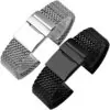 BTSS8X4-7 Silver Mesh Strap Bracelet Strap Bracelet for SuperOcean Heritage Breitling 22, 24mm Stainless Steel