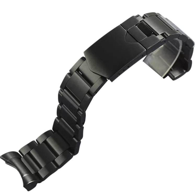 2-mm-top-qualite-316-l-acier-inoxydable-a_main-0 Black PVD/DLC Strap Bracelet for Tudor Black Bay, Pelagos, Heritage Black in Stainless Steel - 22mm