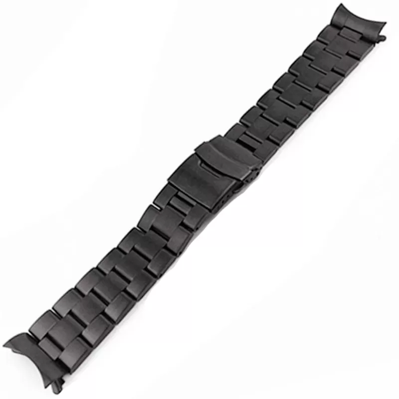 racelet-de-montre-en-acier-inoxydable-2_main-2 copy 2 Black PVD Strap Bracelet for Seiko 20,22mm In Stainless Steel