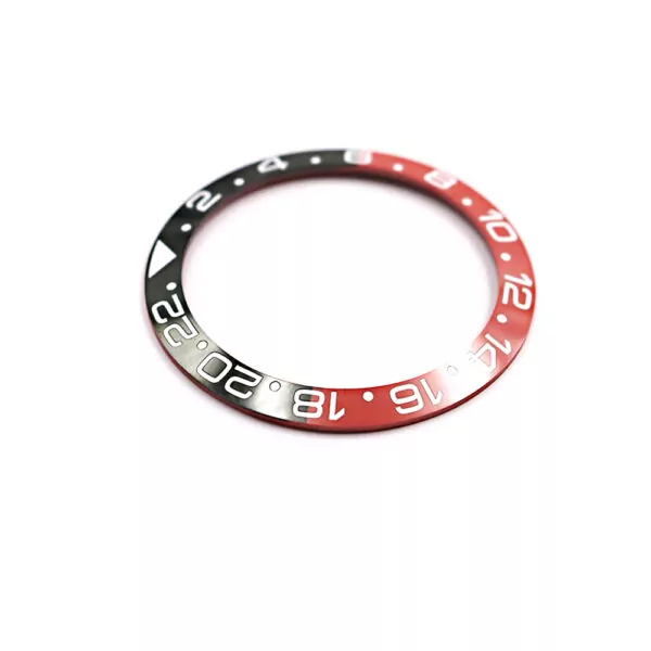 CARLYWET-HAUT-GRADE-Remplacement-Noir-Bleu-Rouge-En-C-ramique-Lunette-Ins-rer-Pour-Gmt-master-3 Black & Red Insert Bezel Coke for Rolex Submariner, GMT II Ceramic 38mm