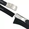 1_20mm-21mm-bracelet-de-montre-en-caoutchouc-de-Silicone-nouveau-Style-bracelet-de-montre-Ultra-court Black & Blue Rubber Strap for Rolex Submariner, GMT Batman - 20mm