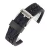 Shelhard-Silicone-Double-Couleur-Montre-de-Courroie-De-Bande-20mm-22mm-24mm-tanche-Universel-Bracelet-Bracelet (2) Black & Blue Strap TAG Heuer Formula 1 Senna Edition In Rubber 20,22,24mm