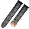 black rosegold_9-mm-21-mm-nouveau-design-pour-nouveau-sh_variants-7 Black Leather Strap for Cartier Roadster in Crocodile Grain with Quick-Release System