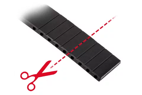 Black Rubber Strap for Rolex Submariner, GMT, Daytona - 20mm - Image 5