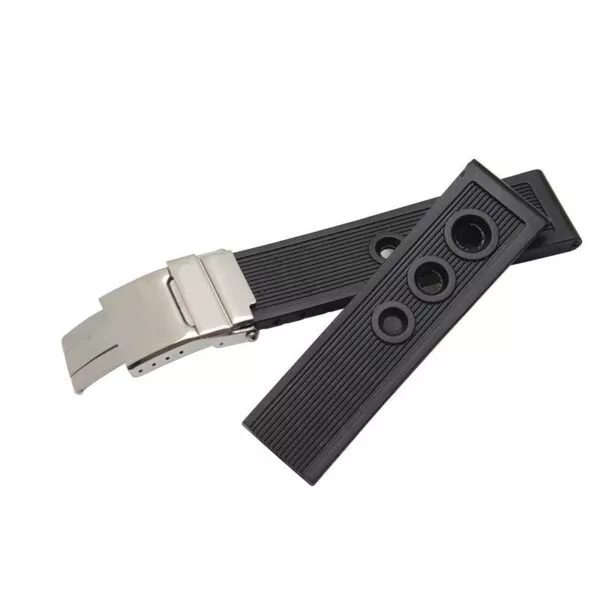 s-l1600 Black Rubber for Breitling Avenger, Chronomat, Super Ocean Heritage, Colt...