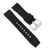 4_20mm-23mm-en-caoutchouc-Silicone-montre-sangle-mode-Sport-aiguille-boucle-montre-Bracelet-Pefert-pour-Santos Black Rubber for Cartier Santos M/XL With Buckle