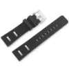 Bracelet-for-Blancpain-fifty-fathoms-500-Black-Rubber-band-23mm-WSilver-buckle-153338443584-3 Black Rubber Strap for Blancpain Fifty Fathoms 500