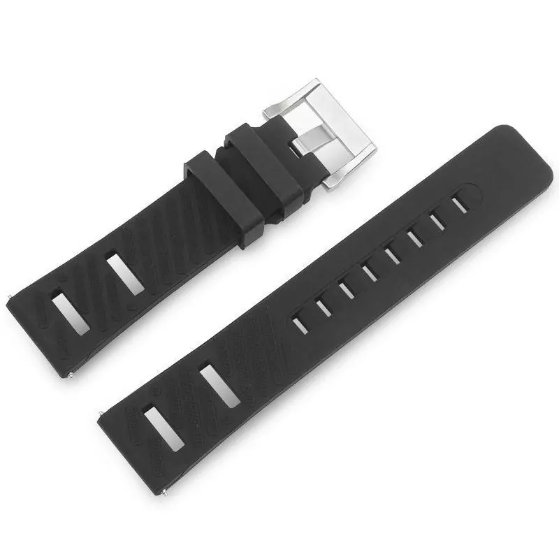 Black Rubber Strap for Blancpain Fifty Fathoms 500 - Image 3