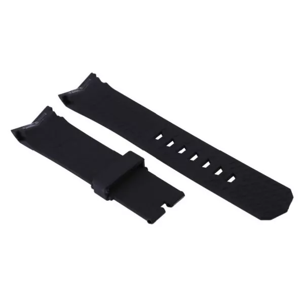 COSR1X-2 Black Rubber Strap for Corum Admiral's Cup - 2 Sizes